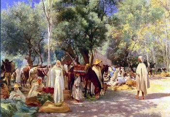 Arab or Arabic people and life. Orientalism oil paintings  479, unknow artist